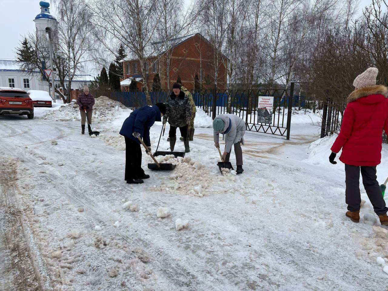 В Тульской области 12 тысяч человек вышли на «Снежный субботник»