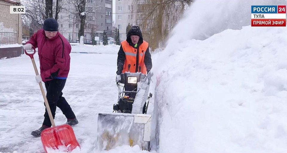 Утверждён график уборки снега: Плавск, Богородицк, Куркино, Щекино и Узловая