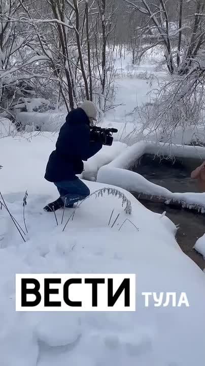 Вот это сила духа! Снимаем материал про зимнее закаливание