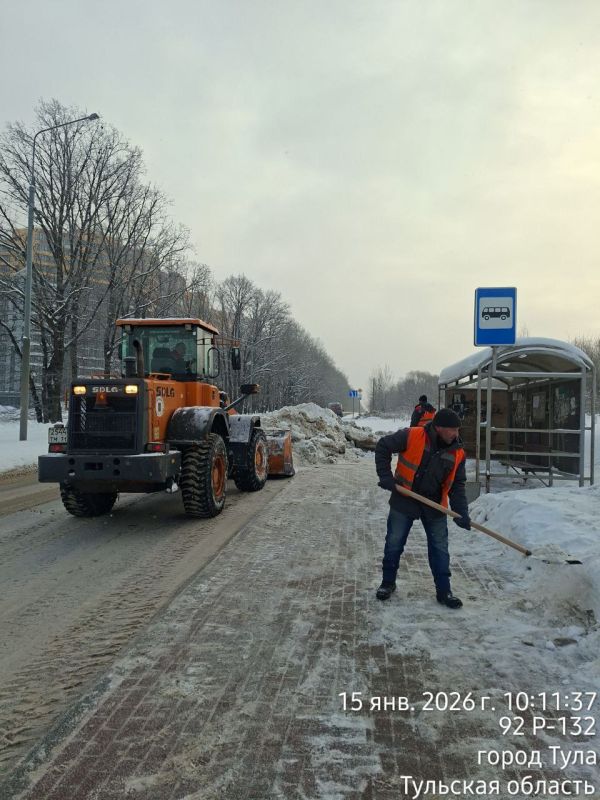 За неделю ООО «САХ» вывезло из Тулы более 17 тысяч кубометров снега
