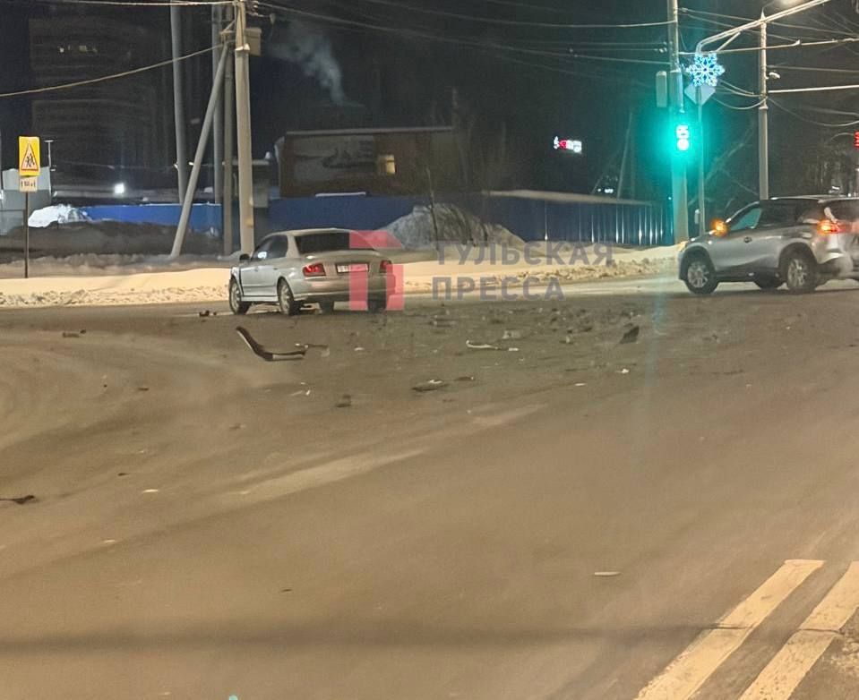 Жесткая авария произошла в тульском Заречье