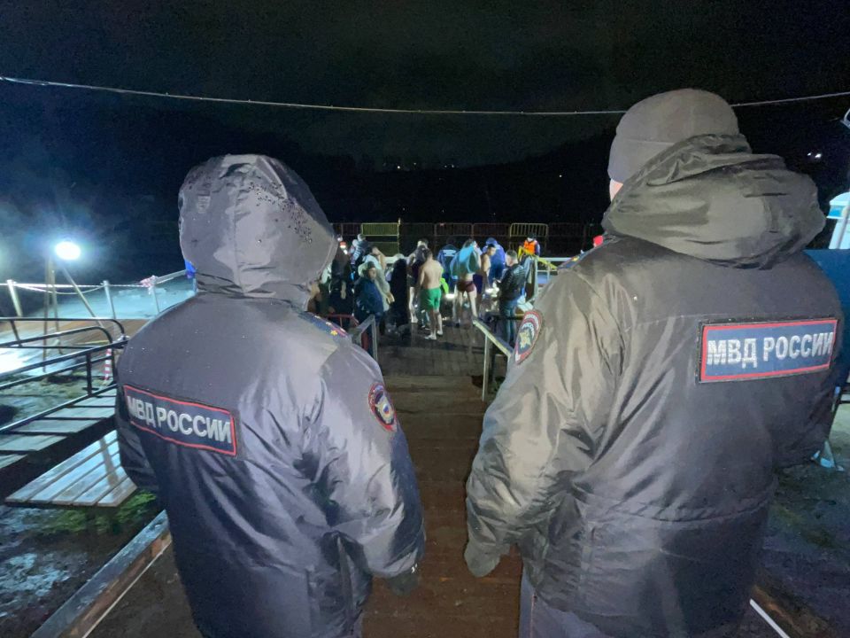 Тульские полицейские обеспечат охрану общественного порядка во время празднования Крещения Господня