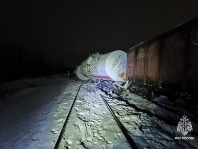 Сход четырех порожних грузовых цистерн произошел в Тульской области