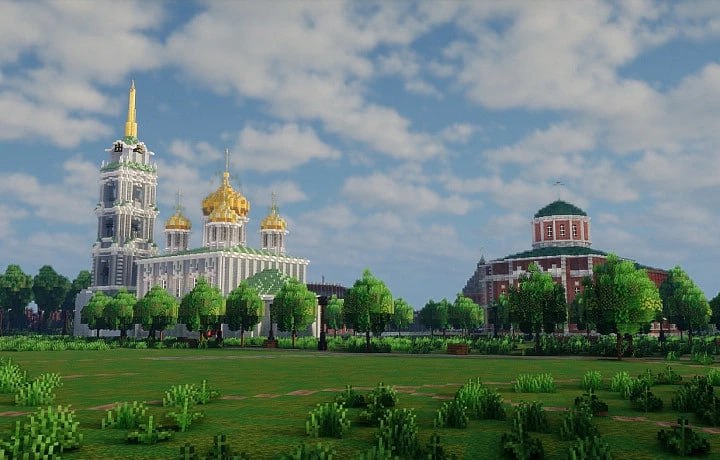 В Minecraft воссоздали Тульский кремль с точностью до метра
