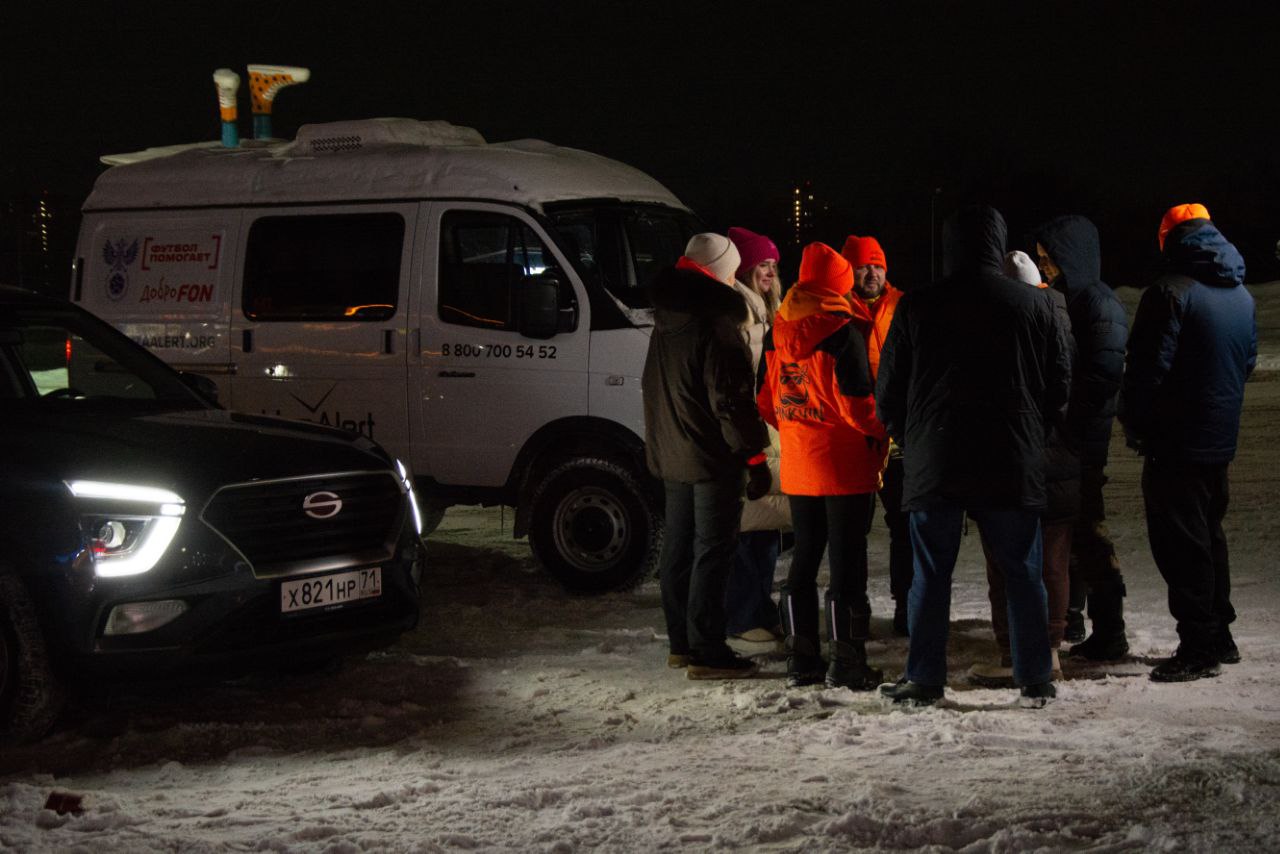 Ночной патруль «ЛизаАлерт» на дорогах Тульской области