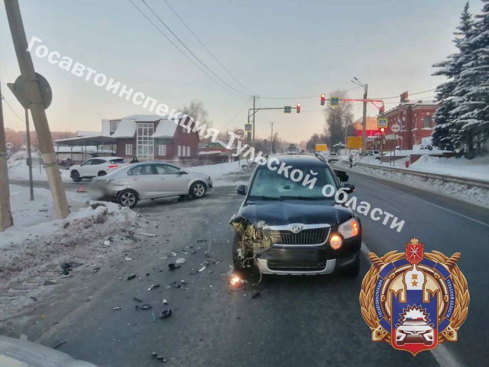 Из сводок ДТП в Тульской области за предыдущие сутки