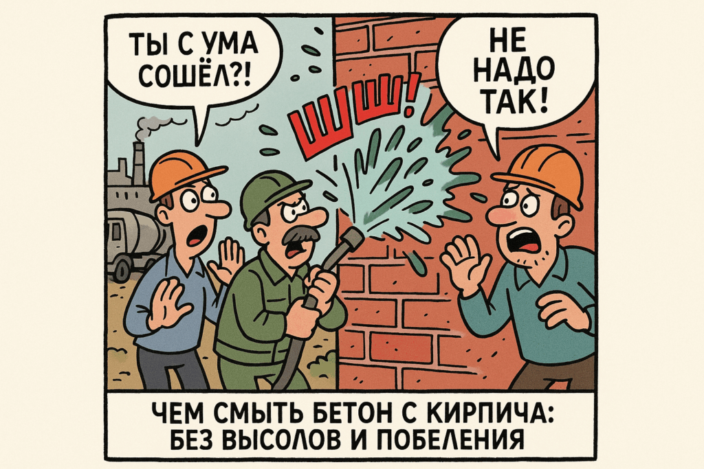 Эффективные методы удаления бетона с кирпича: секреты без последствий