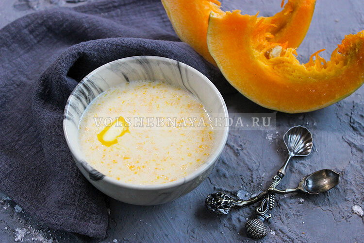 Как приготовить манную кашу с тыквой: легко и вкусно