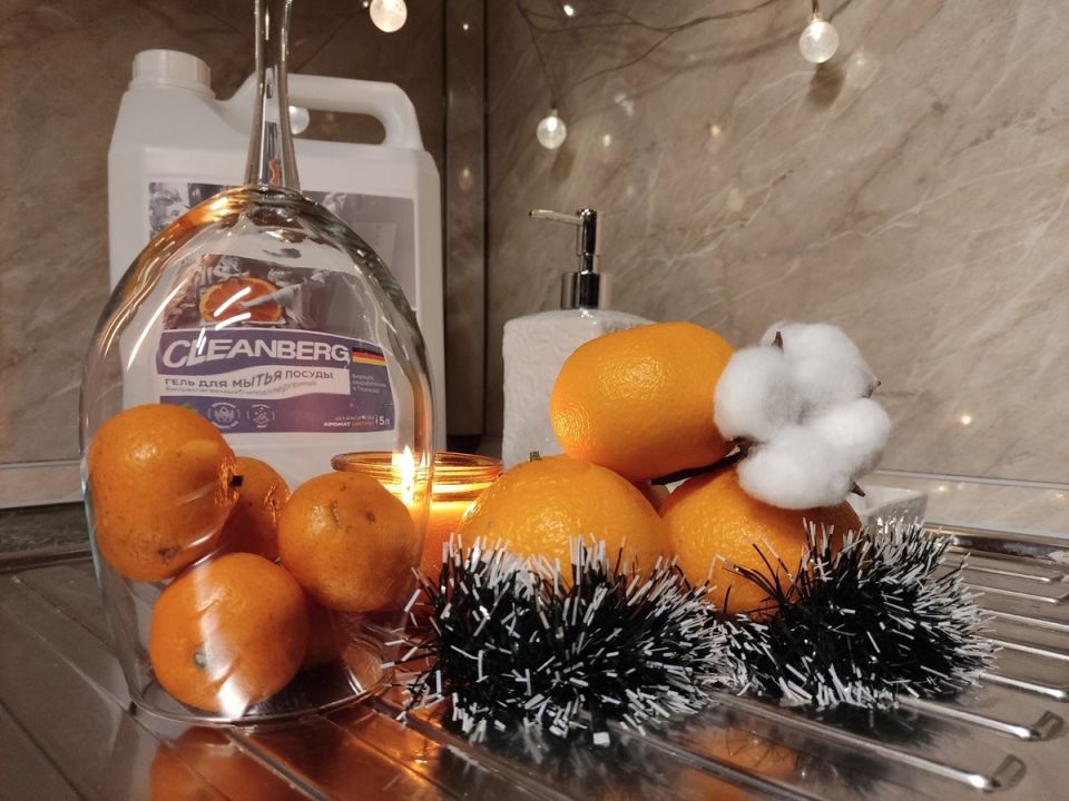 Зимняя магия: чистота и мандариновый аромат в вашем доме