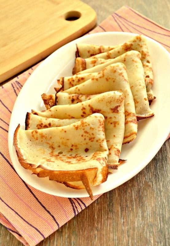 Сладкие заварные блинчики: просто и вкусно