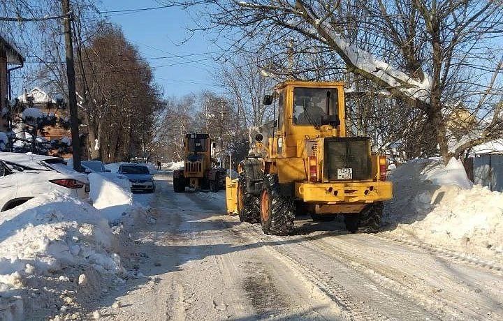 В Туле за сутки вывезли более 5000 кубометров снега