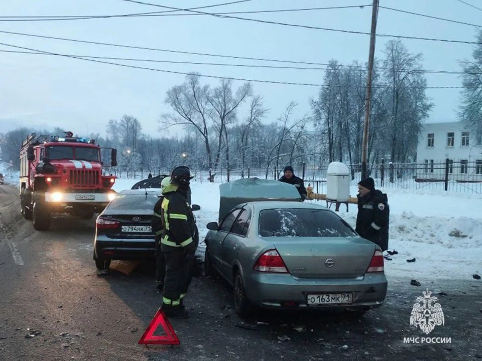 Пять техногенных пожаров потушили в Тульской области за сутки