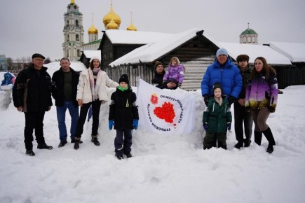 В Тульском кремле при поддержке Общественного совета при УМВД прошел масштабный фестиваль по строительству снежных хижин