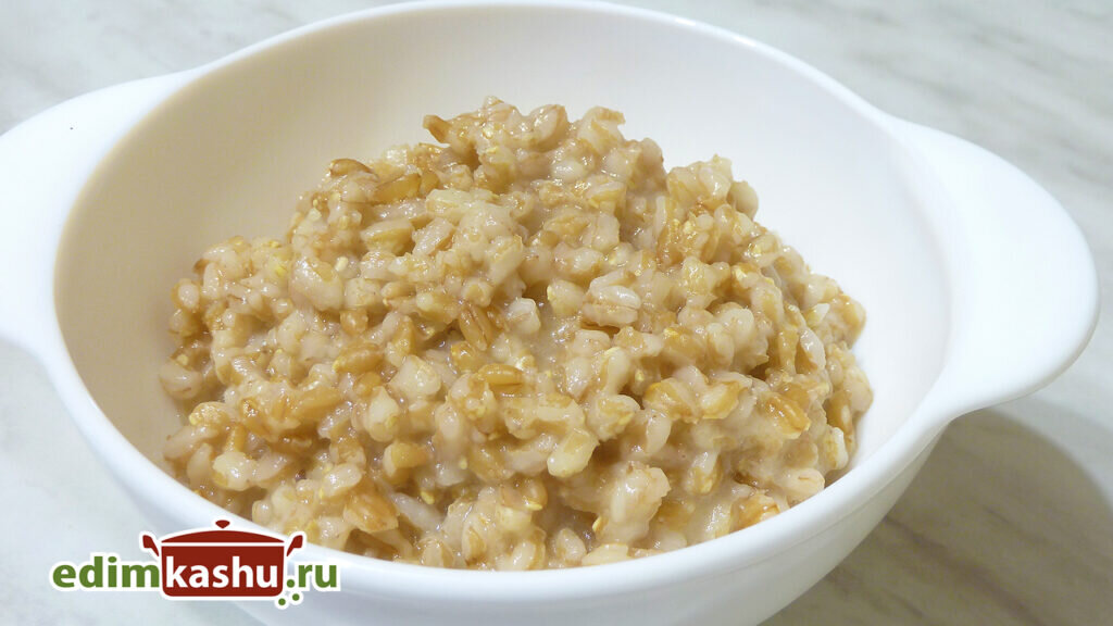 Каша из цельной полбы