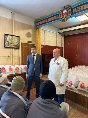 Тульских бойцов и медиков в госпиталях поздравили с 23 Февраля