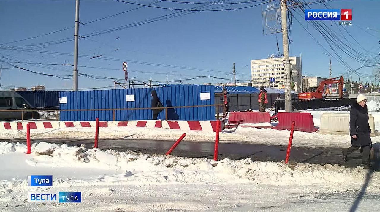 В Туле из-за реконструкции Орловского путепровода ограничат проезд по Рязанской