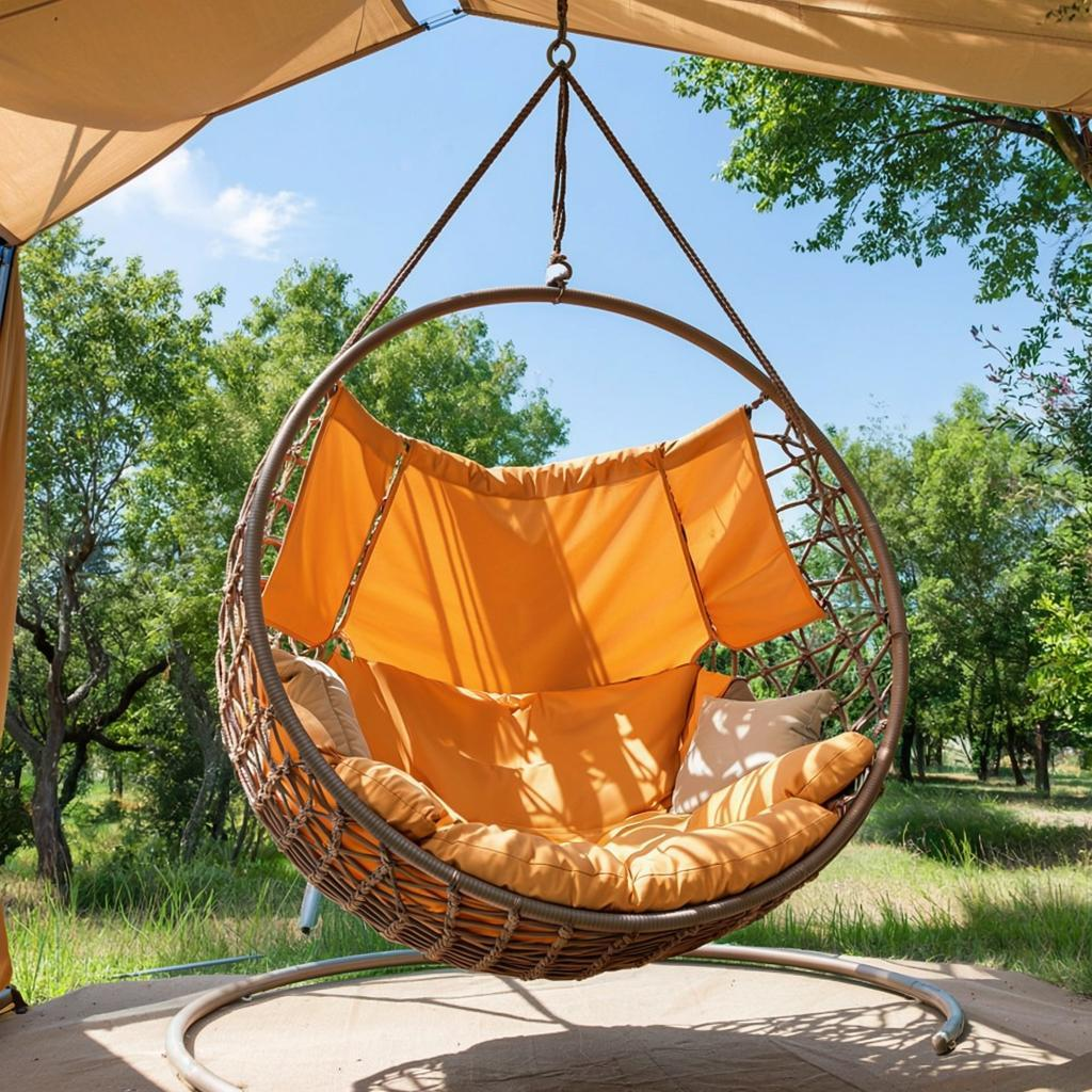 Как создать подвесное кресло своими руками: оригинальный проект для уюта