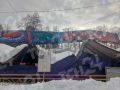 В центральном парке под давлением снега обвалилась кровля на одном из аттракционов для детей