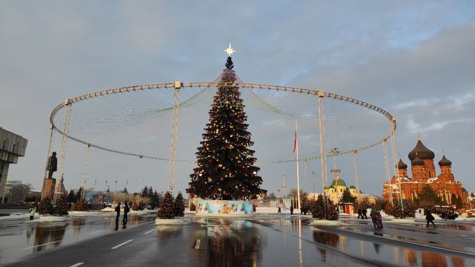 Сегодня - первый день весны и последний день, когда туляки могут полюбоваться на главную новогоднюю красавицу Тулы (и рекордсменку страны)