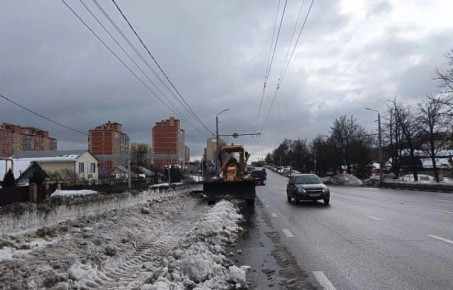 За сутки в Туле вывезли 6,3 тысячи кубометров снега