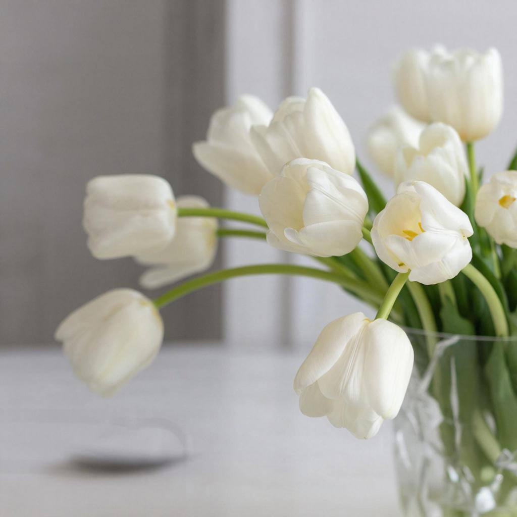 Как продлить жизнь букету тюльпанов к 8 Марта?