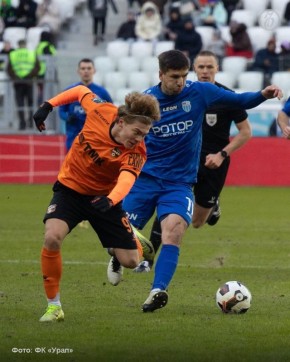 Футбольный клуб «Урал» в рамках 23-го тура Лиги Pari сыграл вничью с «Ротором» (Волгоград)