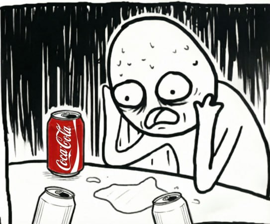 Сладкие газированные напитки тоже могут вызывать зависимость