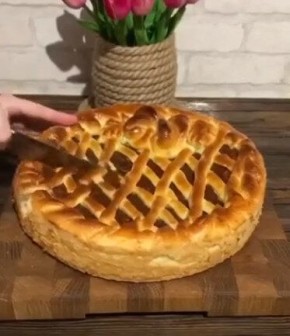 Непревзойденный пирог с начинкой из кураги