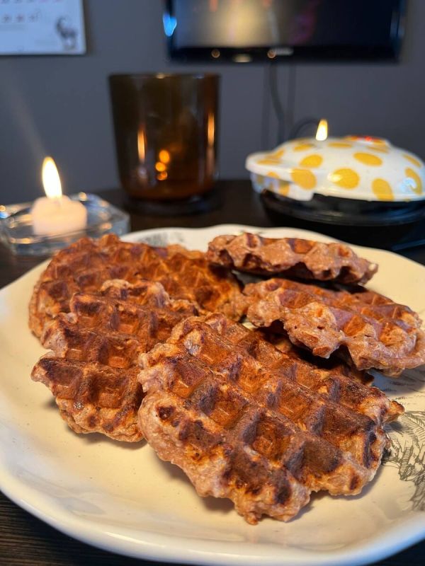 Творожные вафли с апельсиновой цедрой: идеальный завтрак для яркого утра