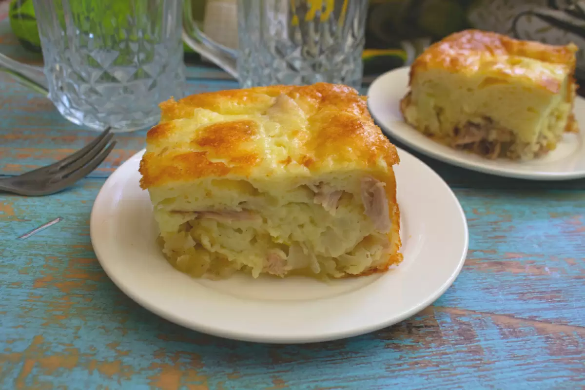 Паштида: Вкусный заливной пирог для всей семьи