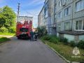 Одоевские спасатели эвакуировали 7 жильцов пятиэтажки при пожаре