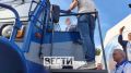 Дмитрий Миляев осмотрел плавающий вездеход ТМ-140