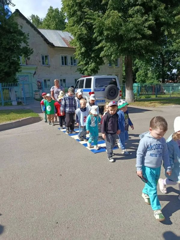 Уроки дорожной безопасности: как сотрудники Госавтоинспекции учили малышей быть внимательными пешеходами Уроки дорожной безопасности: как сотрудники Госавтоинспекции учили малышей быть внимательными пешеходами