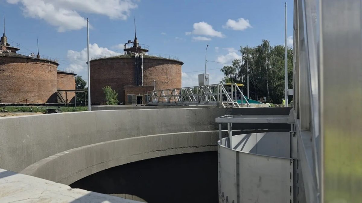 Новый цех механического обезвоживания осадка в Туле готов больше чем на 70% Новый цех механического обезвоживания осадка в Туле готов больше чем на 70%