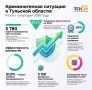 В тульской области стало почти на 20% меньше преступлений