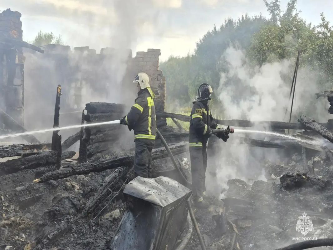 При пожаре в Веневском районе погиб мужчина