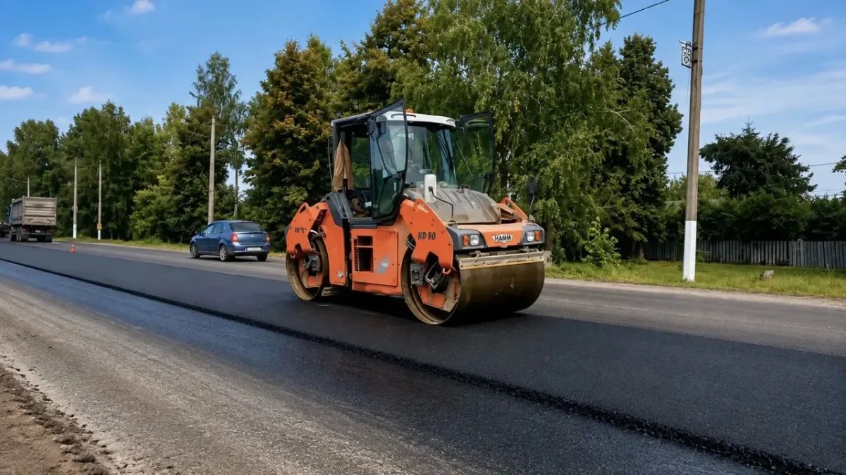 Дорожные работы продолжаются по всей Тульской области Дорожные работы продолжаются по всей Тульской области