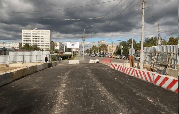 Движение по 6-и полосам Орловского путепровода в Туле запустят до конца недели