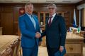 Марат Хуснуллин: Провёл рабочую встречу с губернатором Тульской области Дмитрием Вячеславовичем Миляевым
