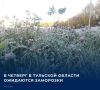 О перепадах температур жителей региона информирует Главное управление МЧС России по Тульской области