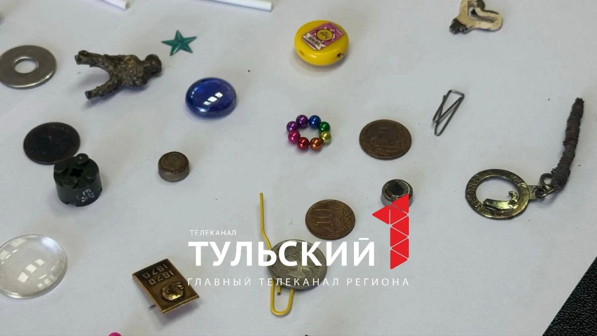 Тульский хирург показала коллекцию проглоченных детьми предметов Тульский хирург показала коллекцию проглоченных детьми предметов