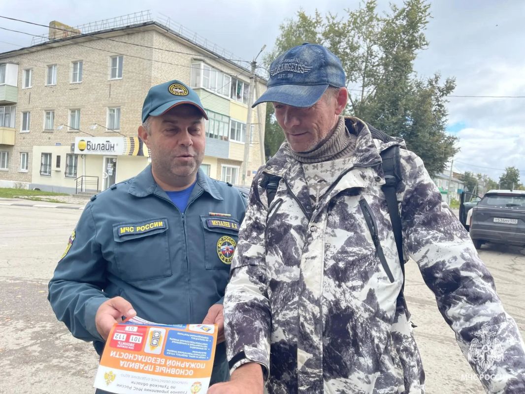 Сотрудники МЧС России обеспечивают безопасность в Одоевском и Арсеньевском районах