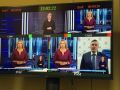 Павел Веселов вышел в прямой эфир тульского телевидения из пресс-центра, который расположился в правительстве Тульской области