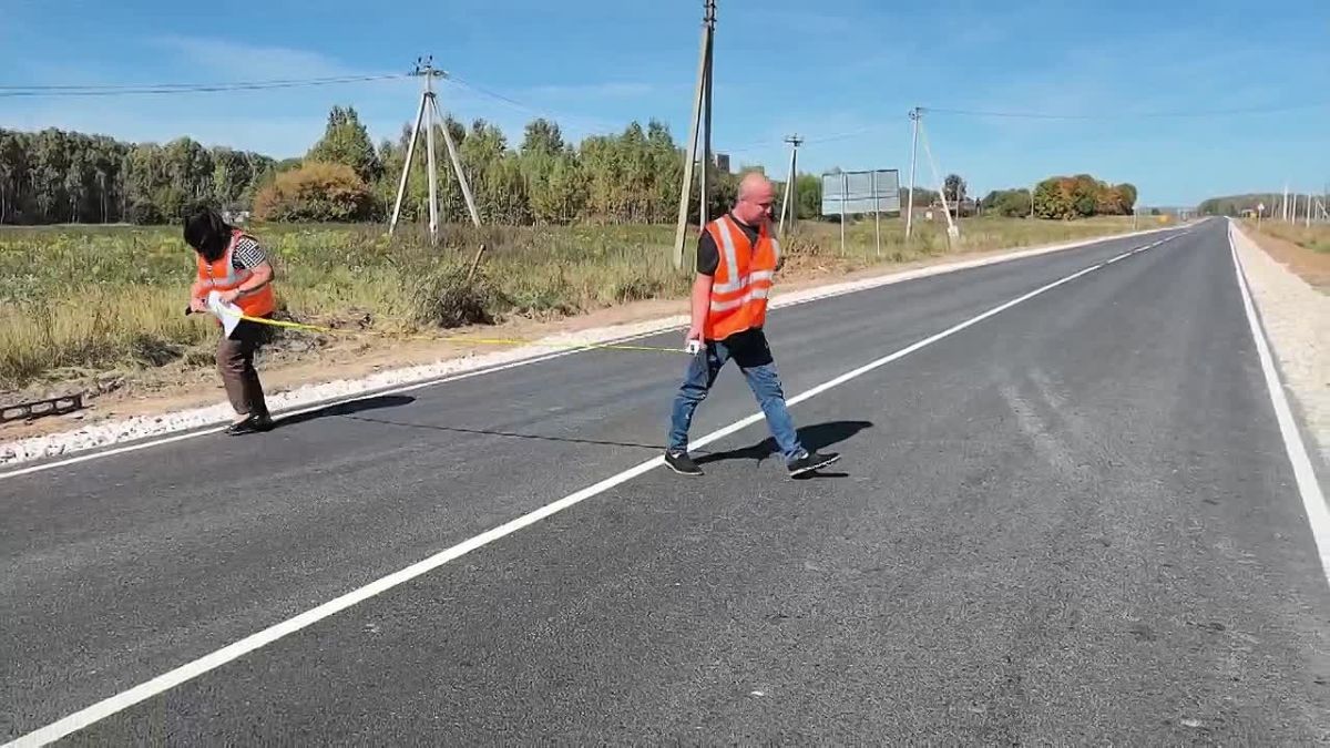 Под Алексином отремонтировали дорогу к монастырю в селе Колюпаново