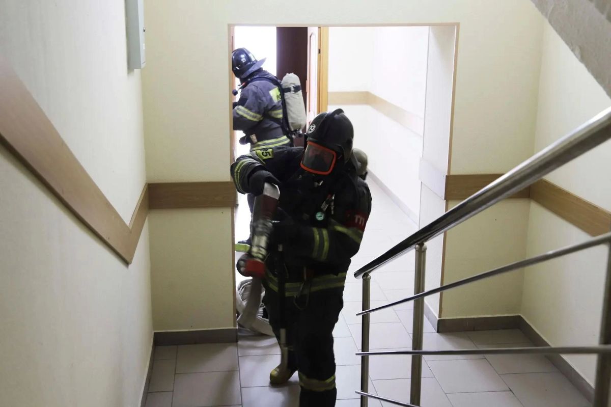 Пожарно-тактическое занятие Росгвардии и МЧС России прошло в Туле Пожарно-тактическое занятие Росгвардии и МЧС России прошло в Туле