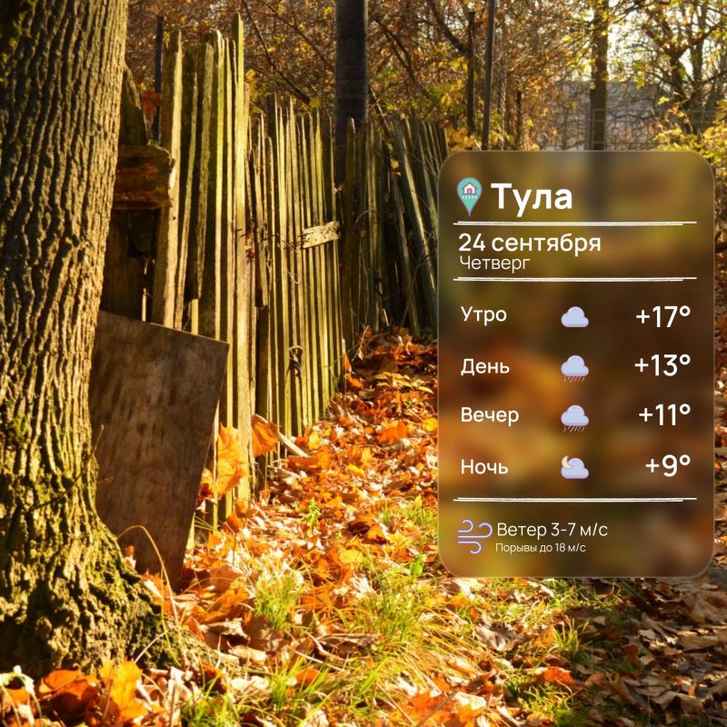 Доброе утро. Сегодня небо вновь затянут облака, пройдут дожди