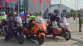 Алексей Эрк приветствовал участников мотопробега в честь воссоединения Донбасса и Новороссии с Россией