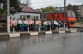 Железнодорожники провели профилактическую акцию на переезде в Тульской области