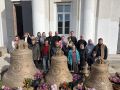 В праздник Воздвижения Животворящего Креста Господня в восстанавливающемся Крестовоздвиженском храме поселка Ленинский состоялось освящение колоколов