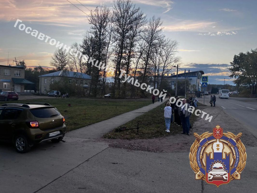 В Большой Туле 10-летний туляк на самокате попал в аварию
